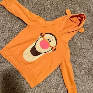 Kids Orange Tigger Hoodie
